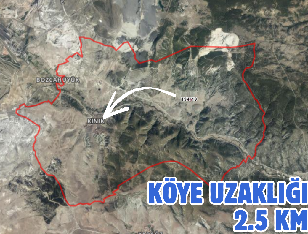 KÜTAHYA MERKEZ KINIK 3.573M² TARLAMIZ SATILIKTIR - KÜTAHYA MERKEZ fotoğraf 2